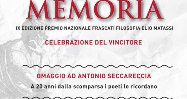 premio frascati filosofia elio matassi gabriele giacomini  psicodemocrazia givanni boniolo